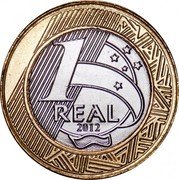 Brazil Real Olympic Flag Handover 2012 KM# 679 1 REAL 2012 coin reverse Brazil Real Olympic Flag Handover 2012 KM# 679 1 REAL 2012 coin reverse