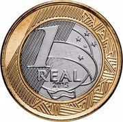 Brazil Real Olympic Games in Rio. Paralympic Athletics 2015 KM# 710 1 REAL 2015 coin reverse Brazil Real Olympic Games in Rio. Paralympic Athletics 2015 KM# 710 1 REAL 2015 coin reverse