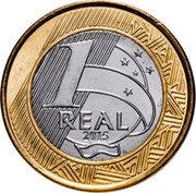 Brazil Real Olympic Games in Rio. Basketball 2015 KM# 704 1 REAL 2015 coin reverse Brazil Real Olympic Games in Rio. Basketball 2015 KM# 704 1 REAL 2015 coin reverse