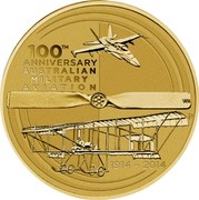 Australia 1 Dollar 100th Anniversary Australian Military Aviation 2014 100TH ANNIVERSARY OF AUSTRALIAN MILITARY AVIATION 1914 - 2014 P WR coin reverse Australia 1 Dollar 100th Anniversary Australian Military Aviation 2014 100TH ANNIVERSARY OF AUSTRALIAN MILITARY AVIATION 1914 - 2014 P WR coin reverse