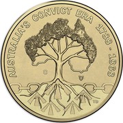Australia 1 Dollar (Rascals & Ratbags) AUSTRALIA'S CONVICT ERA 1788 - 1868 C TD coin reverse Australia 1 Dollar (Rascals & Ratbags) AUSTRALIA'S CONVICT ERA 1788 - 1868 C TD coin reverse