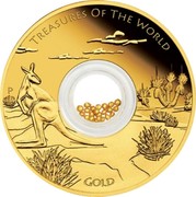 Australia 100 Dollars Treasures of the World - Australia 2014 KM# 2176 TREASURES OF THE WORLD GOLD P NM coin reverse Australia 100 Dollars Treasures of the World - Australia 2014 KM# 2176 TREASURES OF THE WORLD GOLD P NM coin reverse