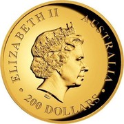 Australia 200 Dollars Australian Koala 2015 ELIZABETH II AUSTRALIA 200 DOLLARS IRB coin obverse Australia 200 Dollars Australian Koala 2015 ELIZABETH II AUSTRALIA 200 DOLLARS IRB coin obverse