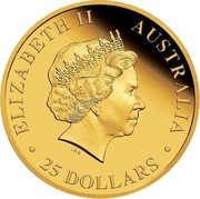 Australia 25 Dollars Australian Koala 2014 ELIZABETH II AUSTRALIA 25 DOLLARS IRB coin obverse Australia 25 Dollars Australian Koala 2014 ELIZABETH II AUSTRALIA 25 DOLLARS IRB coin obverse
