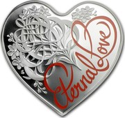 Australia 5 Dollars Eternal Love 2015  ETERNAL LOVE coin reverse Australia 5 Dollars Eternal Love 2015  ETERNAL LOVE coin reverse