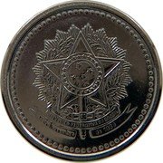 Brazil 1 Centavo (Coat of Arms. Prova) REPUBLICA FEDERATIVA DO BRASIL 15 DE NOVEMBRO DE 1889 coin obverse Brazil 1 Centavo (Coat of Arms. Prova) REPUBLICA FEDERATIVA DO BRASIL 15 DE NOVEMBRO DE 1889 coin obverse