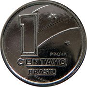 Brazil 1 Centavo (Cowboy. Prova) KM# Pr26 1 CENTAVO BRASIL PROVA coin obverse Brazil 1 Centavo (Cowboy. Prova) KM# Pr26 1 CENTAVO BRASIL PROVA coin obverse