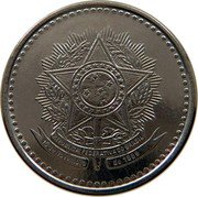 Brazil 1 Cruzado (Coat of Arms. Prova) REPUBLICA FEDERATIVA DO BRASIL 15 DE NOVEMBRO DE 1889 coin obverse