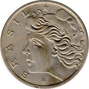 Brazil 1 Cruzeiro Liberty. Prova 1974  KM# Pr10 BRASIL coin obverse Brazil 1 Cruzeiro Liberty. Prova 1974  KM# Pr10 BRASIL coin obverse