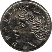 Brazil 1 Cruzeiro (Prova) KM# Pr2 BRASIL PROVA coin obverse Brazil 1 Cruzeiro (Prova) KM# Pr2 BRASIL PROVA coin obverse