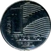 Brazil 1 Cruzeiro (Prova) KM# Pr31 1 CRUZEIRO BRASIL PROVA coin obverse