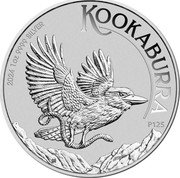 Australia 1 Dollar Charles III. Kookaburra 2024 P125 SR P125 KOOKABURRA 2024 1 OZ 9999 SILVER. coin reverse Australia 1 Dollar Charles III. Kookaburra 2024 P125 SR P125 KOOKABURRA 2024 1 OZ 9999 SILVER. coin reverse