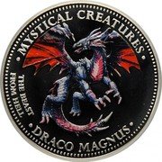 Cook Islands 1 Dollar Draco Magnus 2009 Proof MYSTICALS CREATURES THE BEAST FROM HELL DRACO MAGNUS coin reverse Cook Islands 1 Dollar Draco Magnus 2009 Proof MYSTICALS CREATURES THE BEAST FROM HELL DRACO MAGNUS coin reverse