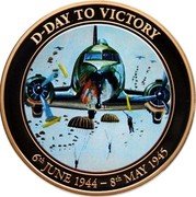 Cook Islands 1 Dollar (Elizabeth II Operation Market Garden) D-DAY TO VICTORY 6TH JUNE 1944-8TH MAY 1945 coin reverse Cook Islands 1 Dollar (Elizabeth II Operation Market Garden) D-DAY TO VICTORY 6TH JUNE 1944-8TH MAY 1945 coin reverse