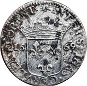 Italy 1 Luigino (Imitation of Dombes) INTER SPINA CERULEA FLORENT 16 69 coin reverse Italy 1 Luigino (Imitation of Dombes) INTER SPINA CERULEA FLORENT 16 69 coin reverse