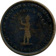 USA 1 Penny (Token) ...AUCTION & COMMISSION... coin reverse USA 1 Penny (Token) ...AUCTION & COMMISSION... coin reverse