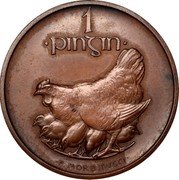 Ireland 1 Pingin (Pattern) KM# Pr3 1 PINGIN P. MORBIDVCCI coin reverse