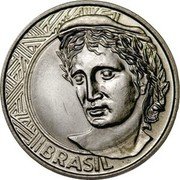 Brazil 1 Real (Liberty. Prova) BRASIL coin obverse Brazil 1 Real (Liberty. Prova) BRASIL coin obverse