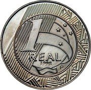 Brazil 1 Real (Liberty. Prova) 1 REAL 1998 P coin reverse Brazil 1 Real (Liberty. Prova) 1 REAL 1998 P coin reverse