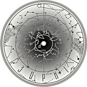 Belarus 1 Rouble Constellations 2022 ЗОРКІ coin reverse Belarus 1 Rouble Constellations 2022 ЗОРКІ coin reverse