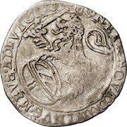 Belgium 1 Schelling Ernest of Lynden Brabant type 1636  MONETA NOVA DOMINVS MEVS ADIVTOR coin reverse Belgium 1 Schelling Ernest of Lynden Brabant type 1636  MONETA NOVA DOMINVS MEVS ADIVTOR coin reverse