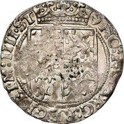Belgium 1 Schelling (In name of Mathias. Ernest of Lynden) MO NO ARG RECHEIM IIII ST coin obverse Belgium 1 Schelling (In name of Mathias. Ernest of Lynden) MO NO ARG RECHEIM IIII ST coin obverse