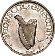 Ireland 1 Scilling (Pattern) SAORSTÁT ÉIREANN PROVA 1927 coin obverse Ireland 1 Scilling (Pattern) SAORSTÁT ÉIREANN PROVA 1927 coin obverse
