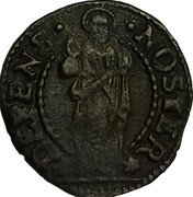 Italy 1 Soldo (12 Baggatini) (Giovanni Corner II) DEFENS NOSTER coin reverse Italy 1 Soldo (12 Baggatini) (Giovanni Corner II) DEFENS NOSTER coin reverse