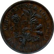 Canada 1 Sou (Montreal. A lush wreath) AGRICULTURE & COMMERCE coin reverse Canada 1 Sou (Montreal. A lush wreath) AGRICULTURE & COMMERCE coin reverse