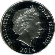 Cook Islands 10 Dollars (Elizabeth II Jefferson Memorial) ELIZABETH II COOK ISLANDS IRB 2014 coin obverse