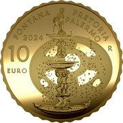 Italy 10 Euro (Pretoria Fountain. Palermo) FONTANA PRETORIA PALERMO 10 EURO 2024 R coin reverse Italy 10 Euro (Pretoria Fountain. Palermo) FONTANA PRETORIA PALERMO 10 EURO 2024 R coin reverse