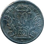 Austria 10 Kreuzer (In Deo Consilium) IN DEO CONSILIUM. 17 10 74 coin reverse Austria 10 Kreuzer (In Deo Consilium) IN DEO CONSILIUM. 17 10 74 coin reverse