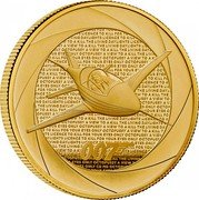 UK 100 Pounds (Bede BD-5J "Acrostar" plane) 007 CD MD coin reverse UK 100 Pounds (Bede BD-5J "Acrostar" plane) 007 CD MD coin reverse