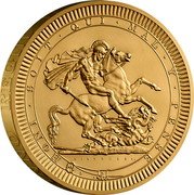 UK 1000 Pounds (St George and the Dragon. Pistrucci) HONI SOIT QUI MAL Y PENSE PISTRUCCI. coin reverse UK 1000 Pounds (St George and the Dragon. Pistrucci) HONI SOIT QUI MAL Y PENSE PISTRUCCI. coin reverse
