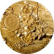 Niue 12 Dollars Ao Dragon 2024  Silk Finish PUBLIC SEAL OF NIUE ATUA NIUE TUKULAGI NIUE 2024 12 DOLLARS 5OZ AG999 coin obverse Niue 12 Dollars Ao Dragon 2024  Silk Finish PUBLIC SEAL OF NIUE ATUA NIUE TUKULAGI NIUE 2024 12 DOLLARS 5OZ AG999 coin obverse