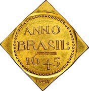 Brazil 12 Florins (Sao Paulo 400th Anniversary. 1954 Exposition Numismatica) X# MB11 ANNO BRASIL 1645 COPIA S. PAULO IV CENT. coin reverse Brazil 12 Florins (Sao Paulo 400th Anniversary. 1954 Exposition Numismatica) X# MB11 ANNO BRASIL 1645 COPIA S. PAULO IV CENT. coin reverse