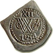 Brazil 12 Stuiver (Netherlands Indies Uniface) WGC XII 1654 coin obverse Brazil 12 Stuiver (Netherlands Indies Uniface) WGC XII 1654 coin obverse