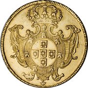 Brazil 12800 Reis (Joao V 2nd Type of Shield) KM# 148a coin reverse Brazil 12800 Reis (Joao V 2nd Type of Shield) KM# 148a coin reverse