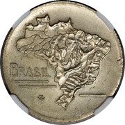 Brazil 2 Cruzeiros Pattern Strike 1941  Rare KM# Pn337 BRASIL coin obverse Brazil 2 Cruzeiros Pattern Strike 1941  Rare KM# Pn337 BRASIL coin obverse
