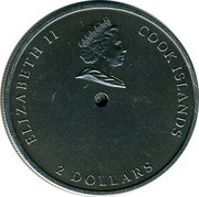 Cook Islands 2 Dollars (Camera Obscura) ELIZABETH II COOK ISLANDS 2 DOLLARS coin obverse Cook Islands 2 Dollars (Camera Obscura) ELIZABETH II COOK ISLANDS 2 DOLLARS coin obverse