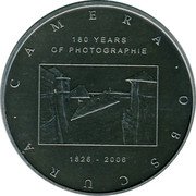 Cook Islands 2 Dollars (Camera Obscura) CAMERA OBSCURA 180 YEARS OF PHOTOGRAPHIE 1826 2006 coin reverse Cook Islands 2 Dollars (Camera Obscura) CAMERA OBSCURA 180 YEARS OF PHOTOGRAPHIE 1826 2006 coin reverse