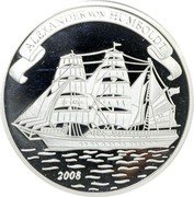 Cook Islands 2 Dollars Elizabeth II Alexander von Humboldt 2008 Proof ALEXANDER VON HUMBOLDT 2008 coin reverse Cook Islands 2 Dollars Elizabeth II Alexander von Humboldt 2008 Proof ALEXANDER VON HUMBOLDT 2008 coin reverse