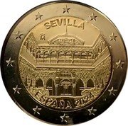 Spain 2 Euro Sevilla 2024 M 2024 ESPANA SEVILLA coin obverse Spain 2 Euro Sevilla 2024 M 2024 ESPANA SEVILLA coin obverse