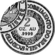 Brazil 2 Ounce 500th Anniversary of the Discovery of Brazil 2000 Proof X# MB5 2 OZ. AU .9999 1500 2000 LB 5°. CENTENARIO DO DESCOBRIMENTO DO BRASIL coin reverse Brazil 2 Ounce 500th Anniversary of the Discovery of Brazil 2000 Proof X# MB5 2 OZ. AU .9999 1500 2000 LB 5°. CENTENARIO DO DESCOBRIMENTO DO BRASIL coin reverse