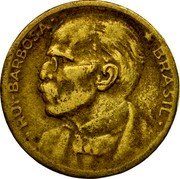 Brazil 20 Centavos (Ruy Barbosa Pattern) KM# Pn366 RUI-BARBOSA BRASIL coin obverse Brazil 20 Centavos (Ruy Barbosa Pattern) KM# Pn366 RUI-BARBOSA BRASIL coin obverse