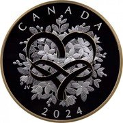 Canada 20 Dollars (Celebrate Love) CANADA JV 2023 coin reverse Canada 20 Dollars (Celebrate Love) CANADA JV 2023 coin reverse