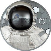 Cook Islands 20 Dollars Charles III Astronaut 2024  Black Proof THE SKY IS NOT THE LIMIT REAL HERO coin reverse Cook Islands 20 Dollars Charles III Astronaut 2024  Black Proof THE SKY IS NOT THE LIMIT REAL HERO coin reverse