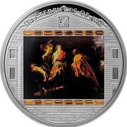 Cook Islands 20 Dollars Flight into Egypt 2012  Proof MASTERPIECES OF ART 2012 PETER PAUL RUBENS coin reverse Cook Islands 20 Dollars Flight into Egypt 2012  Proof MASTERPIECES OF ART 2012 PETER PAUL RUBENS coin reverse
