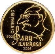 Brazil 20 Reais 100th Anniversary of the Birth of Ary Barroso 2003 Proof KM# 664 CENTENÁRIO 1903 ARY BARROSO 2003 coin reverse Brazil 20 Reais 100th Anniversary of the Birth of Ary Barroso 2003 Proof KM# 664 CENTENÁRIO 1903 ARY BARROSO 2003 coin reverse