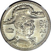 Brazil 2000 Reis (Duke of Caxias Pattern) KM# Pn305 CA XI AS CB coin reverse Brazil 2000 Reis (Duke of Caxias Pattern) KM# Pn305 CA XI AS CB coin reverse